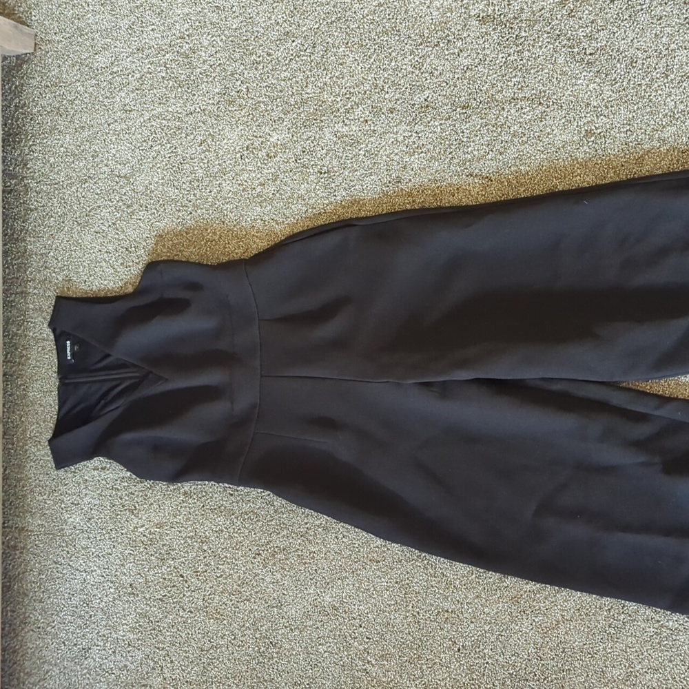 Black jumpsuit.